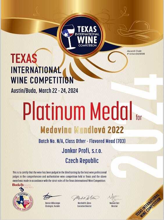 Medicinka platinová-medaile-z-ameriky